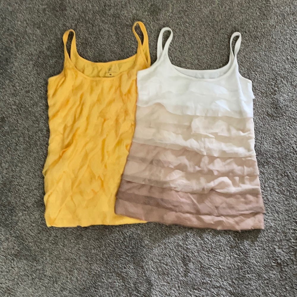 Flirty tank tops pair